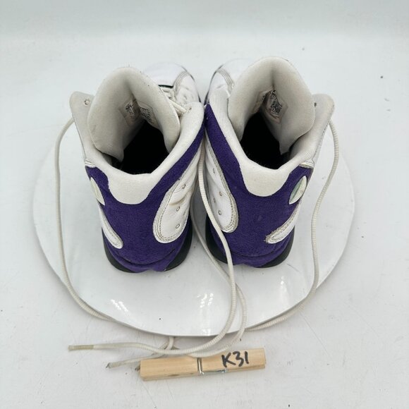 Nike Air Jordan 13 Retro Lakers Youth Size 6.5Y Women 8 884129-105 White Shoes - Picture 9 of 11
